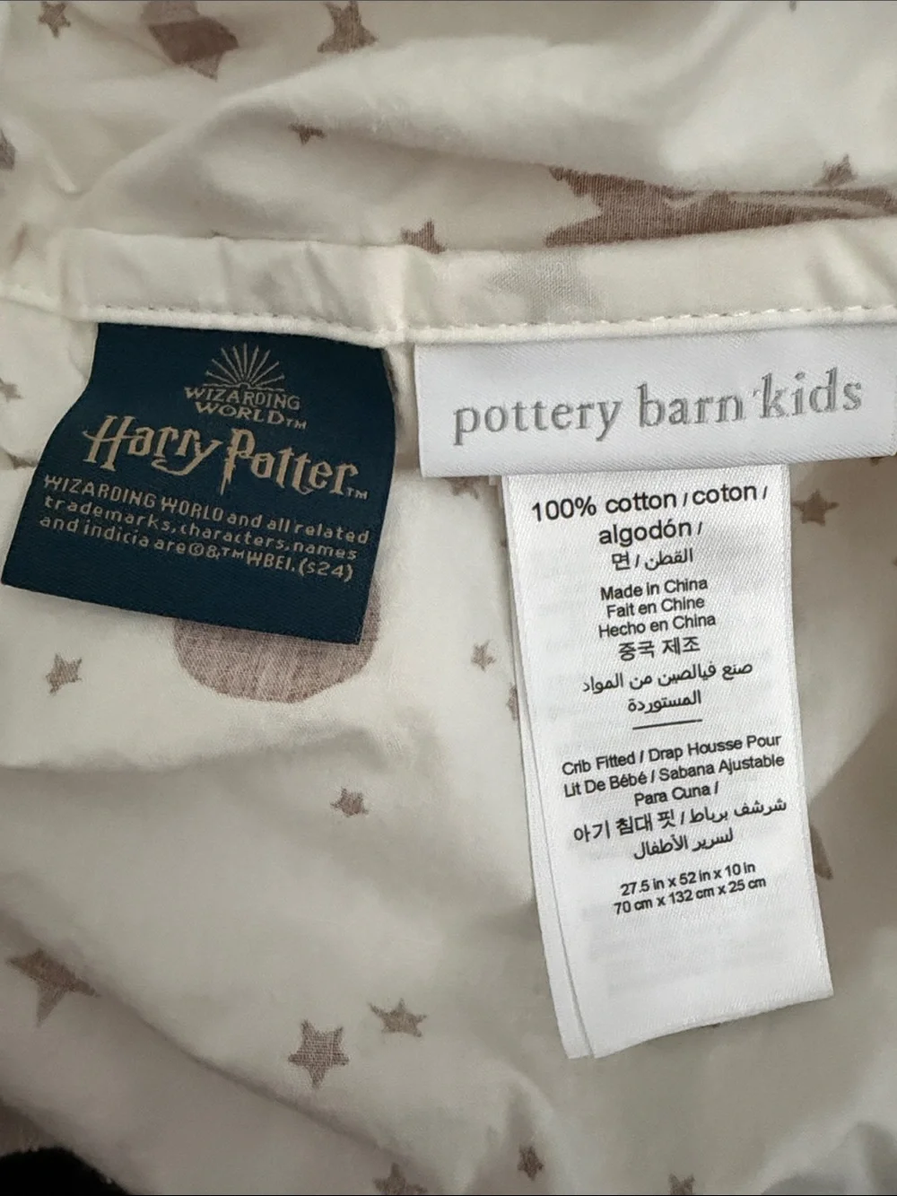 Pottery Barn Kids Harry Potter™ Enchanted Crib Fitted Sheet